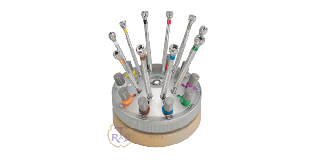 Screwdrivers Bergeon 3044A Set of Ten